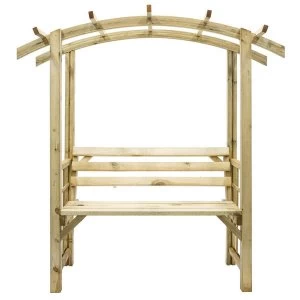 Image of Grange Fencing Romana Arbour - Natural Wood