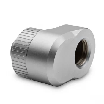 Image of EK Water Blocks EK-Quantum Torque Rotary Offset 14 Fitting - Satin Titanium