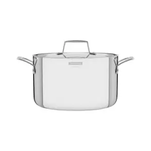 Image of Tramontina 20cm Deep Casserole Pot - Stainless Steel