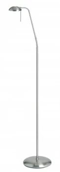 Image of Floor Lamp Satin Chrome, G9