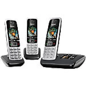 Image of Gigaset DECT Telephone C630A Trio Black, Silver