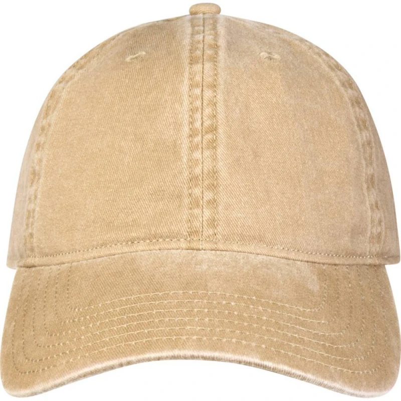 Image of Elevate NXT Mens Grafton Washed 6 Panel Baseball Cap in Beige Beige Male One Size