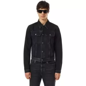 Image of Diesel Milo Trucker Jacket - Black