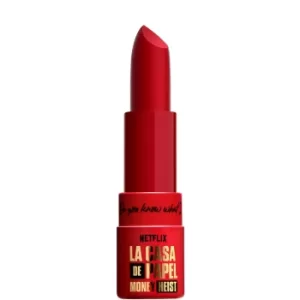 Image of NYX Professional Makeup x Netflix Money Heist Limited Edition Rebel Red Matte Lipstick