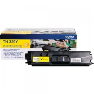 Image of Brother TN329 Yellow Laser Toner Ink Cartridge