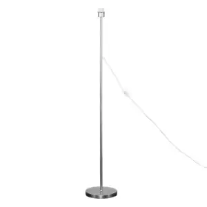 Image of Charlie Modern Stem Brushed Chrome Floor Lamp Base