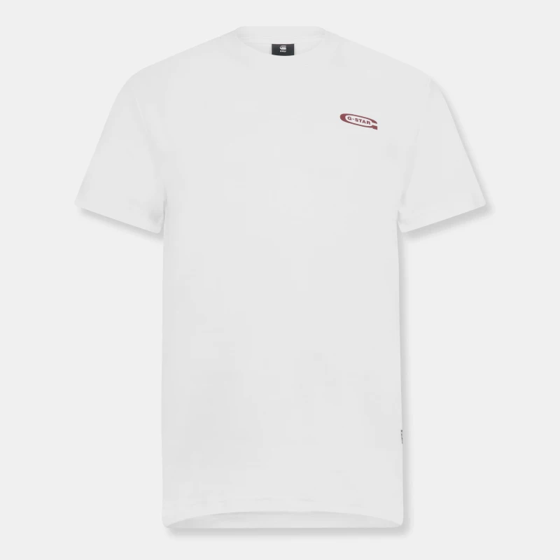 Image of G Star Scaffolding Graphic T-Shirt White male Medium