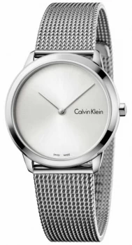 Image of Calvin Klein Womans Minimal Silver Dial K3M221Y6 Watch