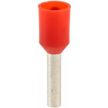 Image of Bootlace Ferrules 1.5mm Red Pack of 100 - Truconnect