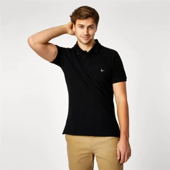 Image of Jack Wills Aldgrove Classic Polo - Black