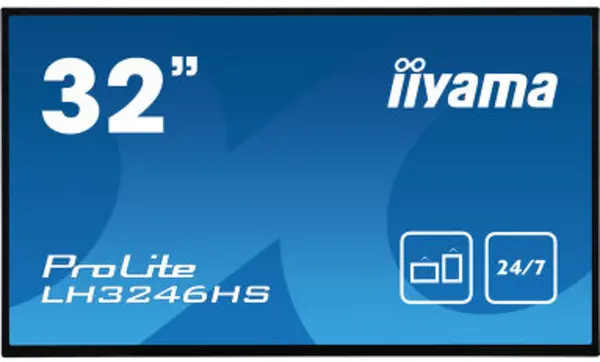 Image of iiyama 32" ProLite LH3246HS-B1 Full HD Digital Signage Commercial Display