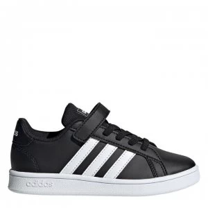 Image of adidas Grand Court Trainers Child Boys - Black/White