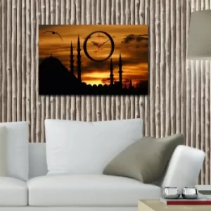 Image of 5070CS-74 Multicolor Decorative Canvas Wall Clock