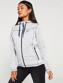 Image of Trespass Odelia Fz Hoodie - Light Grey