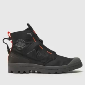 Image of Palladium Black Pampa Travel Lite Trainers