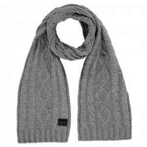 Image of Firetrap Vinyl Scarf Mens - Grey Marl