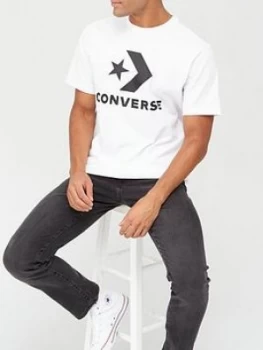 Image of Converse Star Chevron T-Shirt - White Size M Men
