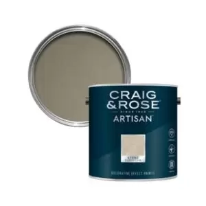 Image of Craig & Rose Artisan European Stone Textured Effect Matt Topcoat Special Effect Paint, 2.5L