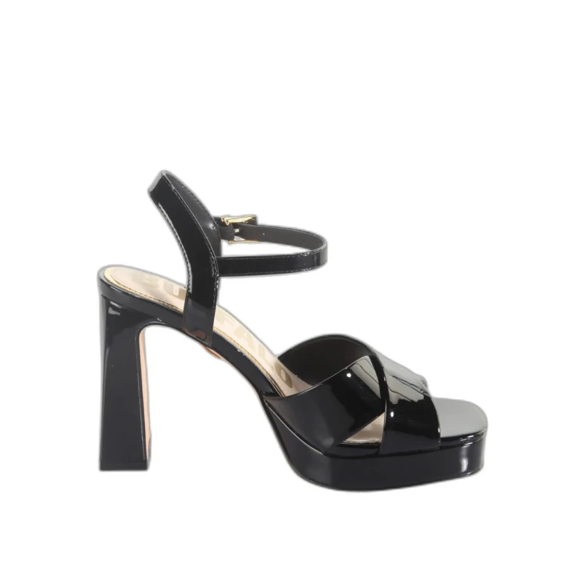 Image of Buffalo Womens wedge sandals Buffalo Cherry Cross Noir Female 38