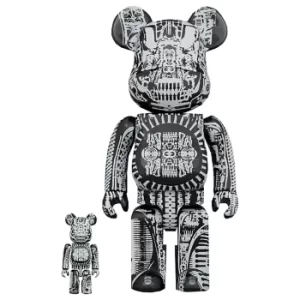 Image of Medicom Bearbrick 400% H.R. Giger Black Figure