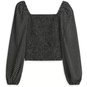 Image of Ted Baker Kordeli Shirred Bodice Top - Black