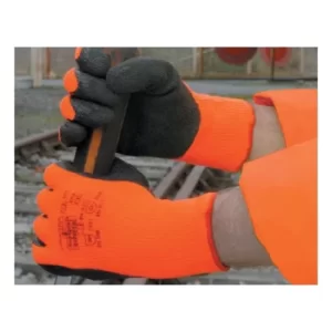 Image of Orange Viz PF Insulator Gloves Size 9