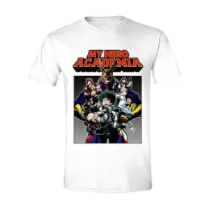 Image of My Hero Academia T-Shirt Poster Shot Size S