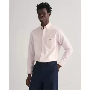 Image of Gant Reg Oxford Shirt Light Pink S - Pink