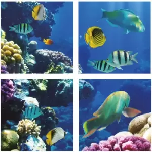 Image of LED 3D Marine Ocean Panel 40w Recessed Ceiling Skylight 600 x 600mm Daylight [Pack of 4 Panels]