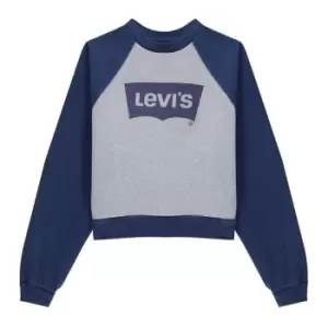 Image of Levis Vintage Raglan Crew Sweater - Grey
