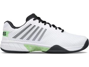 Image of 06613-115-M HYPERCOURT EXPRESS 2 WHITE/Blue GRAPHITE/Soft NEON GREEN - Mens 8