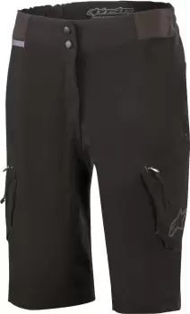Image of Alpinestars Stella Alps 8.0 Ladies Bicycle Shorts, black, Size 30 for Women, black, Size 30 for Women