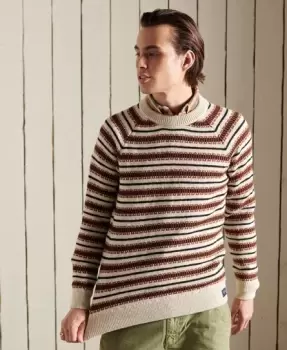 Image of Superdry Classic Pattern Crew Jumper