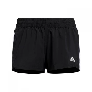 Image of adidas Pacer 3-Stripes Woven Shorts Womens - Black / White