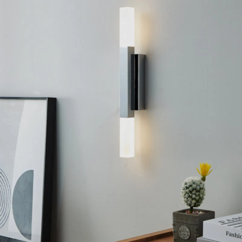 Image of Eglo Alcudia Metal & Plastic Bathroom Mirror Light, Chrome