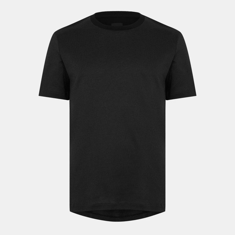Image of Boss Mens Tiburt Cotton T-Shirt Black male Medium