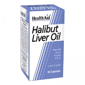 Image of HealthAid Halibut Liver Oil 90 Capsules