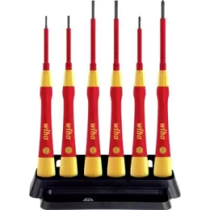 Image of Wiha Electrician, VDE, Electrical & precision engineering Screwdriver set 6 Piece Phillips, Slot
