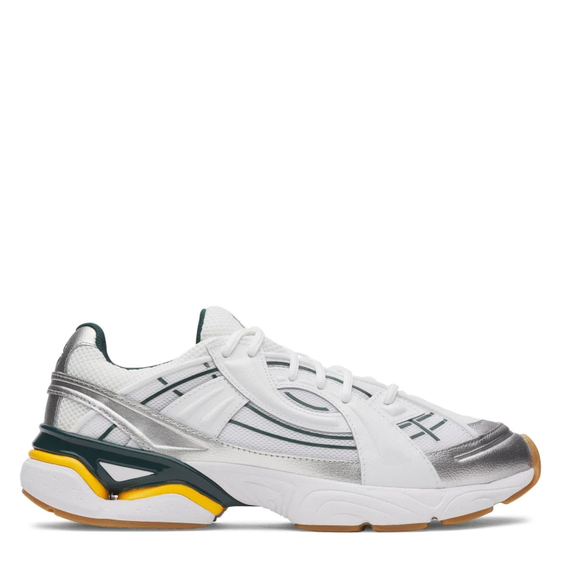 Image of Under Armour Mens Sola Runners Wht/Grn/Gold male 7 (41)