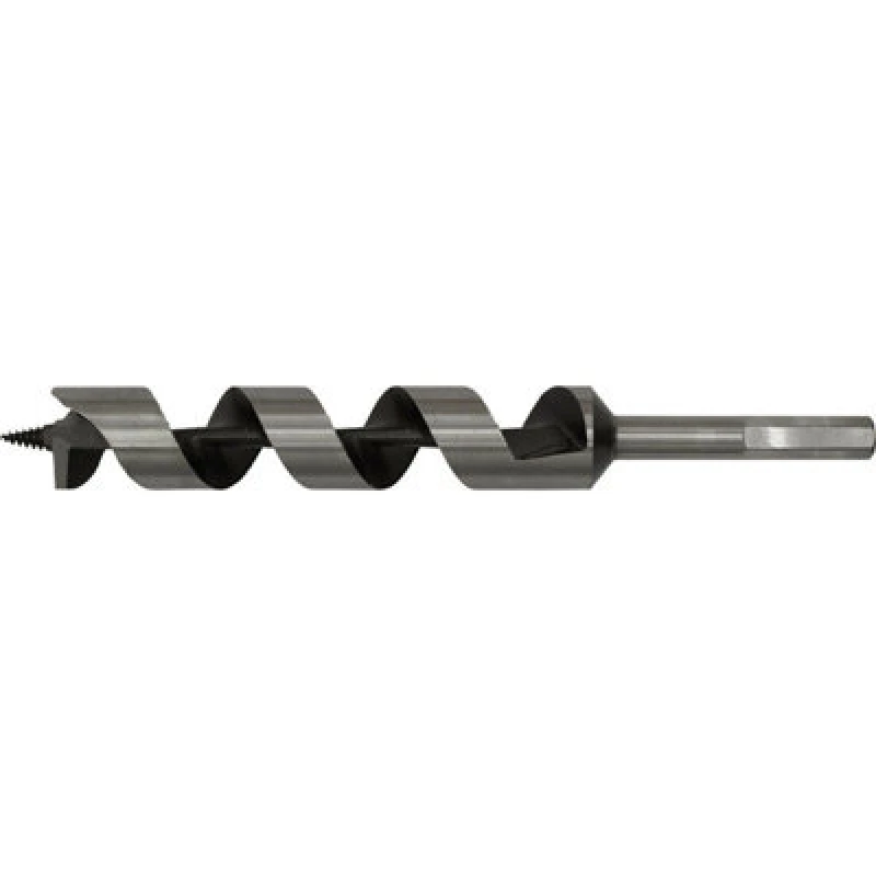 Image of Loops 28 x 235mm Hardened Auger Wood Drill Bit - Hexagonal Shank - Woodwork Timber Multi