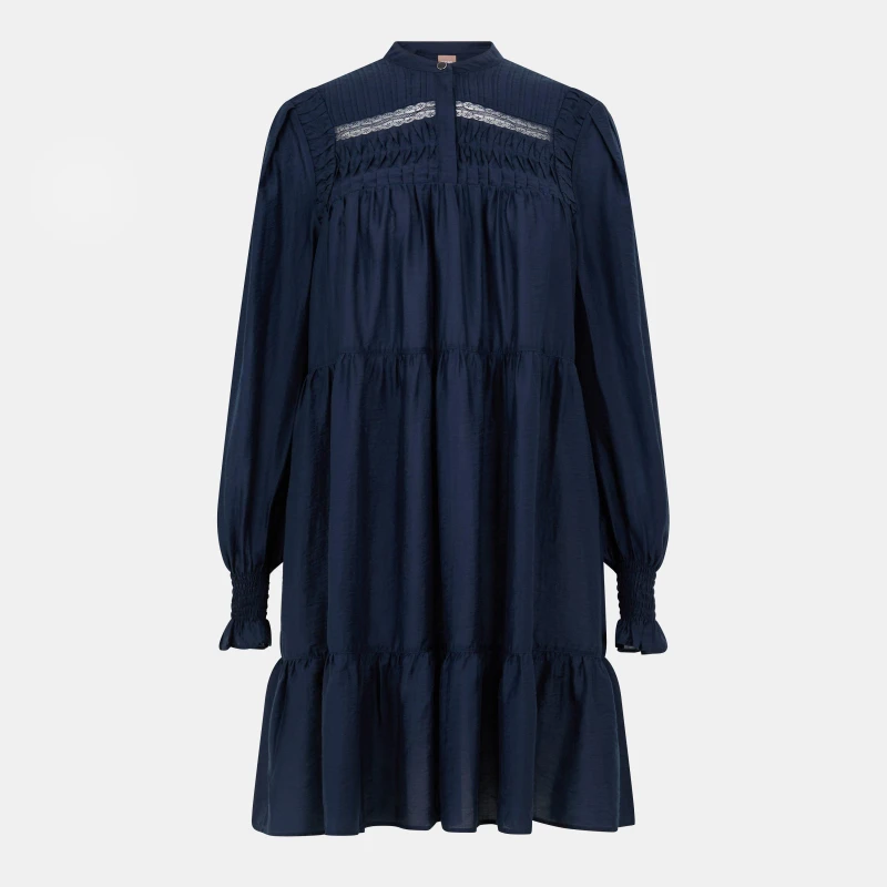 Image of Boss Womens C Dabaca Mini Dress Dark Blue female 4 (XXS)