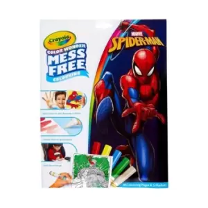 Image of Vivid Imaginations 30x23x19cm Red And Blue Crayola Spiderman Colour Wonder 2021