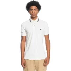 Image of Quiksilver Loia Polo Shirt Mens - White