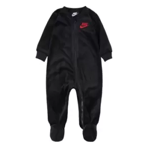 Image of Nike Velour Coverall Baby Boys - Black