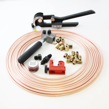 Image of Brake Copper Pipe Male & Female Nuts Tube Cutter Flaring Tool Pipe Bender