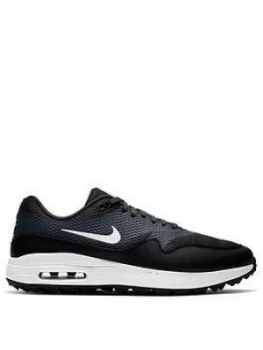 Image of Nike Air Max 1 Golf - Black/White, Size 9, Men