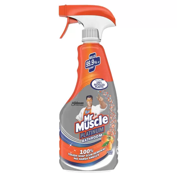 Image of Mr Muscle Advanced Power Platinum Bathroom Cleaner 500ml - 1005078