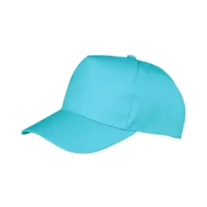 Image of Result Unisex Core Boston 5 Panel Printers Baseball Cap (One Size) (Aqua)
