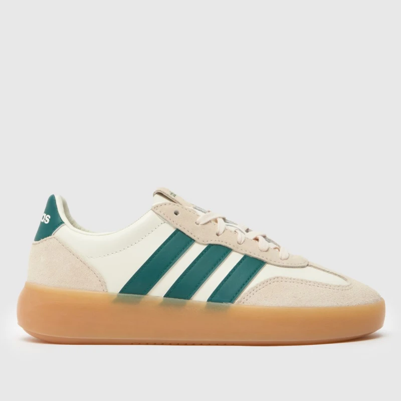 Image of adidas Barreda Decode Trainers in White & Green White & Green UK 4 (EU 36?)