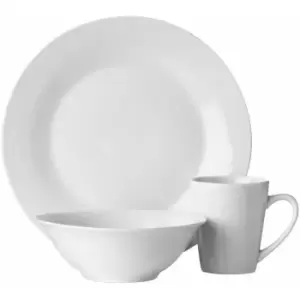 Image of Premier Housewares 12pc White Porcelain Dinner Set